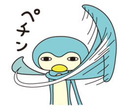 Lazy Penguin No.1 [Basic set] sticker #11774015