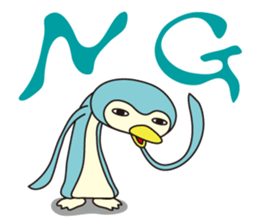 Lazy Penguin No.1 [Basic set] sticker #11774019