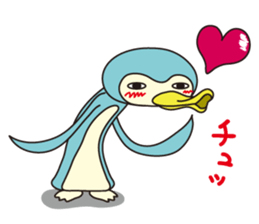 Lazy Penguin No.1 [Basic set] sticker #11774038