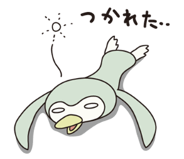 Lazy Penguin No.1 [Basic set] sticker #11774045