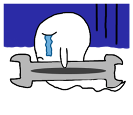 A ghost would come sticker #11774171