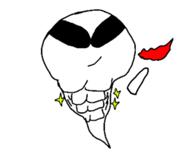 A ghost would come sticker #11774178