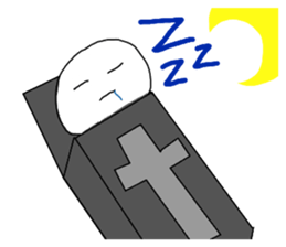 A ghost would come sticker #11774179