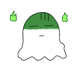 A ghost would come sticker #11774180