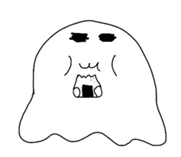 A ghost would come sticker #11774182