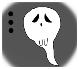 A ghost would come sticker #11774183