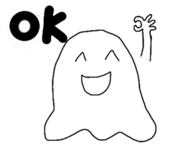 A ghost would come sticker #11774184