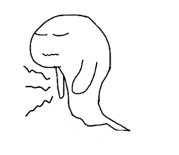 A ghost would come sticker #11774186