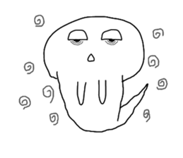 A ghost would come sticker #11774189