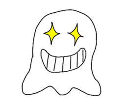 A ghost would come sticker #11774202