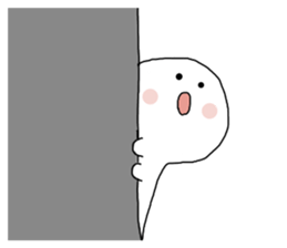 A ghost would come sticker #11774203