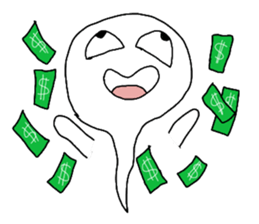 A ghost would come sticker #11774205