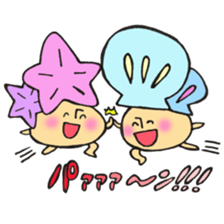 Mushroom of the beach sticker #11774398