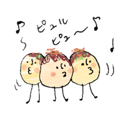 Octopus dumplings ! sticker #11774686