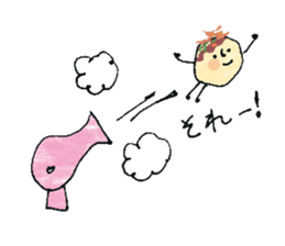 Octopus dumplings ! sticker #11774703