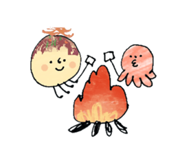 Octopus dumplings ! sticker #11774714