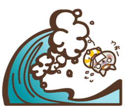 Hypothermia cat MAME-DAIFUKU set (smmr) sticker #11774739