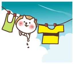 Hypothermia cat MAME-DAIFUKU set (smmr) sticker #11774741