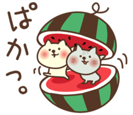 Hypothermia cat MAME-DAIFUKU set (smmr) sticker #11774742