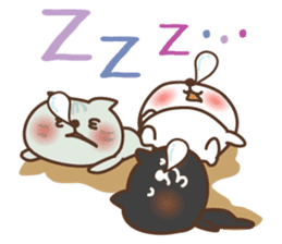 Hypothermia cat MAME-DAIFUKU set (smmr) sticker #11774763