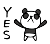 Do your best. Panda 3 sticker #11774966