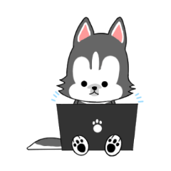 Cute puppy Happy World