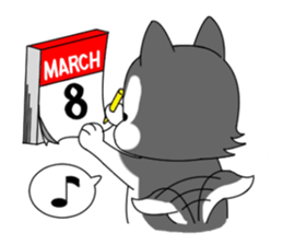 Cute puppy Happy World sticker #11775171