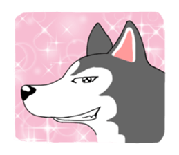 Cute puppy Happy World sticker #11775180