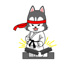 Cute puppy Happy World sticker #11775182