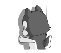 Cute puppy Happy World sticker #11775184