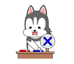 Cute puppy Happy World sticker #11775186