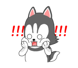 Cute puppy Happy World sticker #11775187