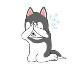 Cute puppy Happy World sticker #11775192