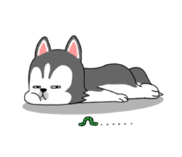 Cute puppy Happy World sticker #11775193