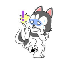 Cute puppy Happy World sticker #11775198