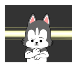 Cute puppy Happy World sticker #11775204