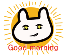 strange and cute rabbit sticker #11775616