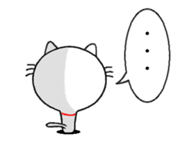 cat in the hole sticker #11776329