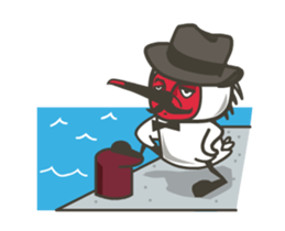 Moving hatoki sticker #11776860