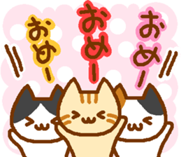 Brown cat MARURON sticker #11776929