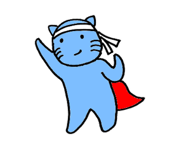 SuperBlueCat sticker #11777303