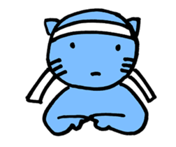 SuperBlueCat sticker #11777306