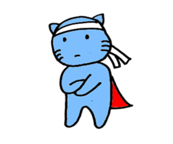 SuperBlueCat sticker #11777307