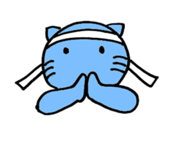 SuperBlueCat sticker #11777308