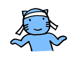 SuperBlueCat sticker #11777310