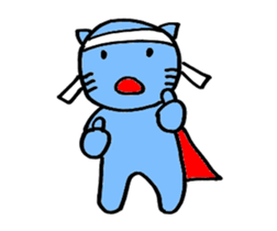 SuperBlueCat sticker #11777313