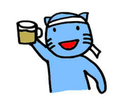 SuperBlueCat sticker #11777314