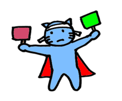 SuperBlueCat sticker #11777317