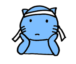 SuperBlueCat sticker #11777319