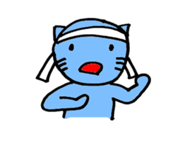 SuperBlueCat sticker #11777322